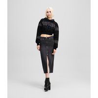 Karl Lagerfeld, Midi-jeansrock Mit Reissverschluss Vorne, Frau, Washed Dark, Größe: XS Karl Lagerfeld, Midi-jeansrock Mit Reissverschluss Vorne, Frau, Washed Dark, Größe: XS von Karl Lagerfeld