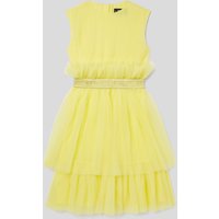 Karl Lagerfeld, Mittellanges Kleid Für Mädchen, unisex, Gelb, Größe: L14Y von Karl Lagerfeld