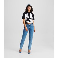 Karl Lagerfeld, Mom jeans, Frau, Hellblauer Marmor, Größe: W28 L32 Karl Lagerfeld, Mom jeans, Frau, Hellblauer Marmor, Größe: W28 L32 von Karl Lagerfeld