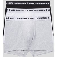 Karl Lagerfeld, Monochrome Boxershorts Mit Logo – 3er-pack, Mann, Multi, Größe: M Karl Lagerfeld, Monochrome Boxershorts Mit Logo – 3er-pack, Mann, Multi, Größe: M von Karl Lagerfeld