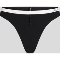 Karl Lagerfeld, Monochromes Bikini-höschen, Frau, Weiss/Schwarz, Größe: XS Karl Lagerfeld, Monochromes Bikini-höschen, Frau, Weiss/Schwarz, Größe: XS von Karl Lagerfeld