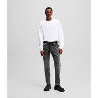 Karl Lagerfeld, Nach Unten Eng Zulaufende Jeans Aus Materialmix, Mann, Visuelles Grau, Größe: W33 L34 Karl Lagerfeld, Nach Unten Eng Zulaufende Jeans Aus Materialmix, Mann, Visuelles Grau, Größe: W33 L34 von Karl Lagerfeld