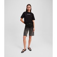 Karl Lagerfeld, Ombré-jeansshorts, Frau, Washed Black Ombre, Größe: 27 Karl Lagerfeld, Ombré-jeansshorts, Frau, Washed Black Ombre, Größe: 27 von Karl Lagerfeld