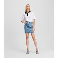 Karl Lagerfeld, Patchwork-denim-rock, Frau, Patchwork Blau, Größe: XS von Karl Lagerfeld