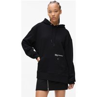 Karl Lagerfeld, Relaxed Hoodie, Frau, Schwarz, Größe: XS von Karl Lagerfeld