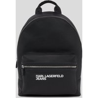 Karl Lagerfeld, Rucksack Aus Kunstleder, Mann, Schwarz, Größe: One size von Karl Lagerfeld