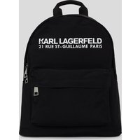 Karl Lagerfeld, Rue st-guillaume Rucksack Aus Nylon, Mann, Schwarz, Größe: X00 von Karl Lagerfeld