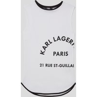 Karl Lagerfeld, Rue st-guillaume-kleid Für Mädchen, unisex, Weiss, Größe: L12Y von Karl Lagerfeld