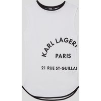 Karl Lagerfeld, Rue st-guillaume-kleid Für Mädchen, unisex, Weiss, Größe: L16Y von Karl Lagerfeld