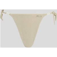 Karl Lagerfeld, Schimmerndes Bikini-höschen, Frau, Champagner, Größe: XS von Karl Lagerfeld