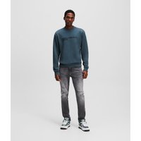 Karl Lagerfeld, Slim-fit-jeans In Distressed-optik, Mann, Washed Dark, Größe: W28 L32 von Karl Lagerfeld