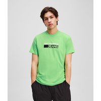 Karl Lagerfeld, Slim-fit-t-shirt Mit Logo, Mann, Frühling Bouquet, Größe: XS von Karl Lagerfeld