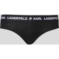 Karl Lagerfeld, Slip Mit Logo, Frau, Schwarz, Größe: XS Karl Lagerfeld, Slip Mit Logo, Frau, Schwarz, Größe: XS von Karl Lagerfeld