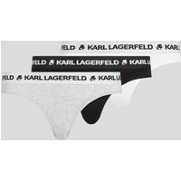 Karl Lagerfeld, Slips Mit Logo – 3er-set, Frau, Schwarz/Weiss/Grau, Größe: XS Karl Lagerfeld, Slips Mit Logo – 3er-set, Frau, Schwarz/Weiss/Grau, Größe: XS von Karl Lagerfeld