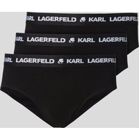 Karl Lagerfeld, Slips Mit Logo, 3er-set, Mann, Schwarz, Größe: XS von Karl Lagerfeld
