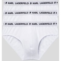 Karl Lagerfeld, Slips Mit Logo, 3er-set, Mann, Weiss, Größe: XL Karl Lagerfeld, Slips Mit Logo, 3er-set, Mann, Weiss, Größe: XL von Karl Lagerfeld