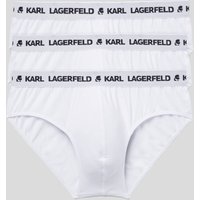 Karl Lagerfeld, Slips Mit Logo, 3er-set, Mann, Weiss, Größe: XS Karl Lagerfeld, Slips Mit Logo, 3er-set, Mann, Weiss, Größe: XS von Karl Lagerfeld