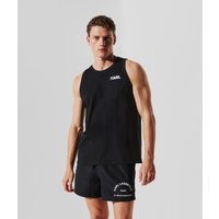 Karl Lagerfeld, Strand-tanktop Mit Logo, Mann, Schwarz, Größe: XS von Karl Lagerfeld