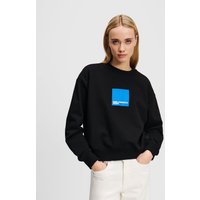 Karl Lagerfeld, Sweatshirt Mit Klj-box-logo, Frau, Schwarz, Größe: XS Karl Lagerfeld, Sweatshirt Mit Klj-box-logo, Frau, Schwarz, Größe: XS von Karl Lagerfeld