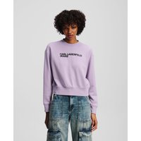 Karl Lagerfeld, Sweatshirt Mit Logo, Frau, Lavendula, Größe: XS Karl Lagerfeld, Sweatshirt Mit Logo, Frau, Lavendula, Größe: XS von Karl Lagerfeld