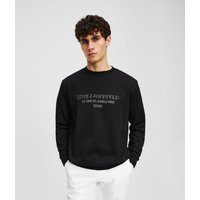 Karl Lagerfeld, Sweatshirt Rue St-guillaume, Mann, Schwarz, Größe: XS Karl Lagerfeld, Sweatshirt Rue St-guillaume, Mann, Schwarz, Größe: XS von Karl Lagerfeld