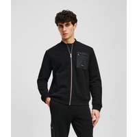 Karl Lagerfeld, Sweatshirtjacke, Mann, Schwarz, Größe: XS von Karl Lagerfeld