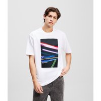 Karl Lagerfeld, T-shirt „love Unlocked“, Mann, Weiss, Größe: XS Karl Lagerfeld, T-shirt „love Unlocked“, Mann, Weiss, Größe: XS von Karl Lagerfeld