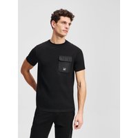 Karl Lagerfeld, T-shirt Mit Brusttasche, Mann, Schwarz, Größe: XS Karl Lagerfeld, T-shirt Mit Brusttasche, Mann, Schwarz, Größe: XS von Karl Lagerfeld