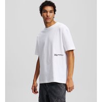 Karl Lagerfeld, T-shirt Mit Grafik, Mann, Weiss, Größe: XS Karl Lagerfeld, T-shirt Mit Grafik, Mann, Weiss, Größe: XS von Karl Lagerfeld