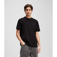 Karl Lagerfeld, T-shirt Mit Logo-aufnäher, Mann, Schwarz, Größe: M Karl Lagerfeld, T-shirt Mit Logo-aufnäher, Mann, Schwarz, Größe: M von Karl Lagerfeld