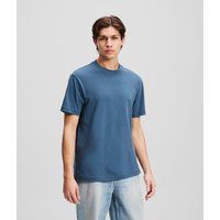 Karl Lagerfeld, T-shirt Mit Logo-aufnäher, Mann, Vintage Indigo, Größe: XL Karl Lagerfeld, T-shirt Mit Logo-aufnäher, Mann, Vintage Indigo, Größe: XL von Karl Lagerfeld