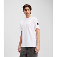 Karl Lagerfeld, T-shirt Mit Logo-aufnäher, Mann, Weiss, Größe: XS Karl Lagerfeld, T-shirt Mit Logo-aufnäher, Mann, Weiss, Größe: XS von Karl Lagerfeld