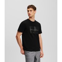 Karl Lagerfeld, T-shirt Mit Optischer Täuschung, Mann, Schwarz, Größe: XS Karl Lagerfeld, T-shirt Mit Optischer Täuschung, Mann, Schwarz, Größe: XS von Karl Lagerfeld