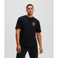 Karl Lagerfeld, T-shirt Zum Chinesischen Neujahr, Mann, Schwarz, Größe: XS von Karl Lagerfeld