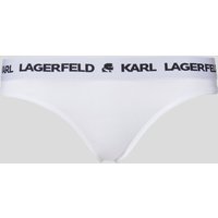 Karl Lagerfeld, Tanga Mit Logo, Frau, Weiss, Größe: XS Karl Lagerfeld, Tanga Mit Logo, Frau, Weiss, Größe: XS von Karl Lagerfeld