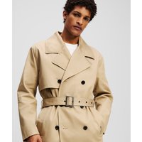 Karl Lagerfeld, Trenchcoat Mit Kapuze, Mann, Sommer Beige, Größe: XS Karl Lagerfeld, Trenchcoat Mit Kapuze, Mann, Sommer Beige, Größe: XS von Karl Lagerfeld