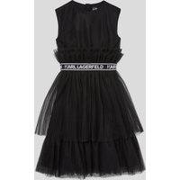 Karl Lagerfeld, Tutu-kleid Für Mädchen, unisex, Schwarz, Größe: L12Y von Karl Lagerfeld