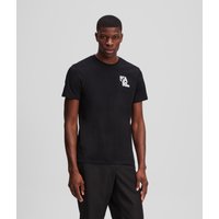 Karl Lagerfeld, Varsity Logo T-shirt, Mann, Schwarz, Größe: XS Karl Lagerfeld, Varsity Logo T-shirt, Mann, Schwarz, Größe: XS von Karl Lagerfeld