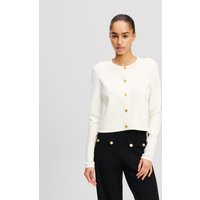 Karl Lagerfeld, Weste Mit Knopfdetail, Frau, Weiss, Größe: XS Karl Lagerfeld, Weste Mit Knopfdetail, Frau, Weiss, Größe: XS von Karl Lagerfeld