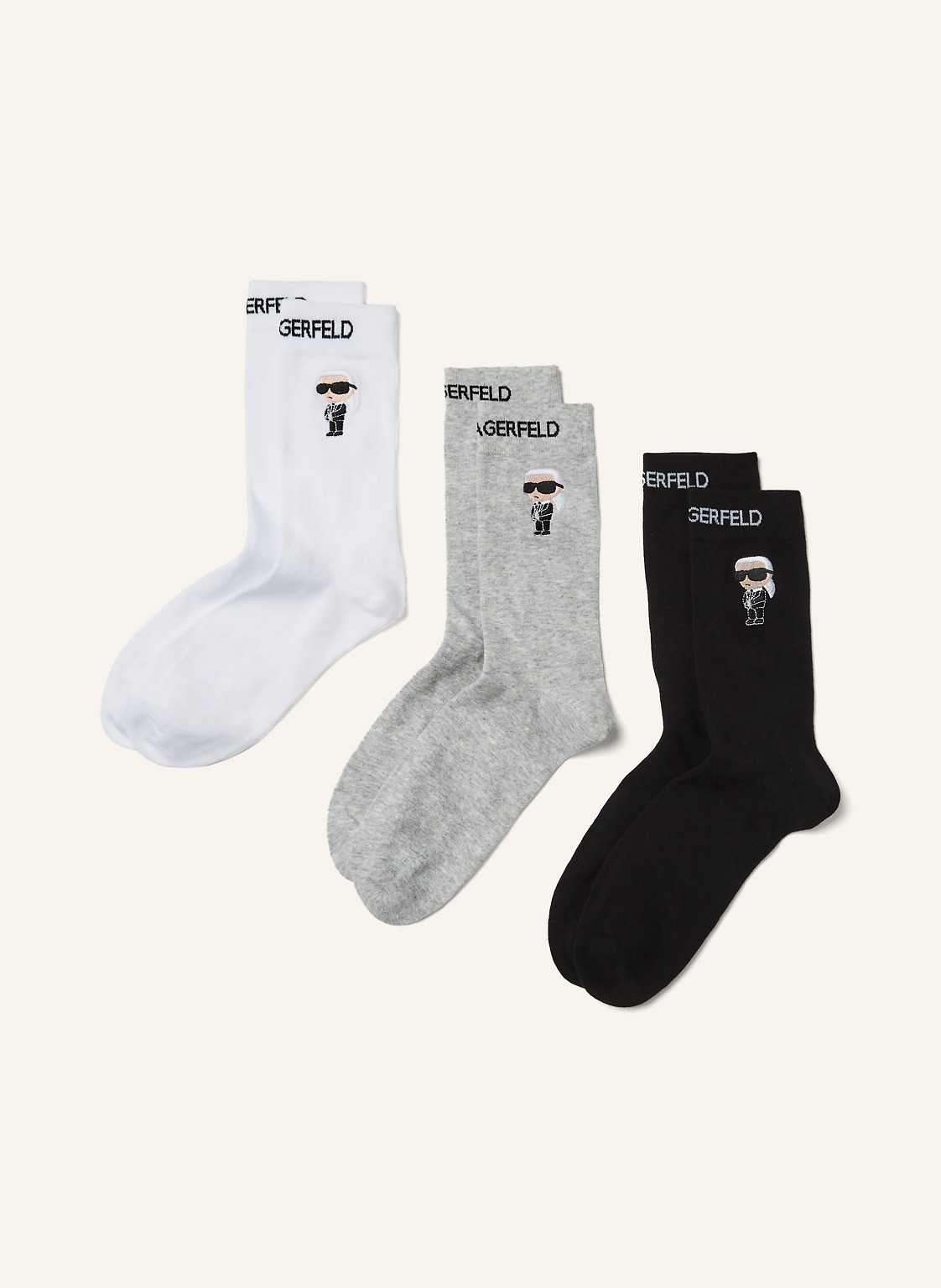 Karl Lagerfeld 3er-Pack Socken schwarz Karl Lagerfeld 3er-Pack Socken schwarz von Karl Lagerfeld