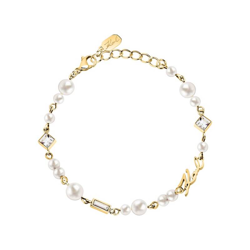 Karl Lagerfeld Armband Pearl KLAYR19 Edelstahl, Perle von Karl Lagerfeld