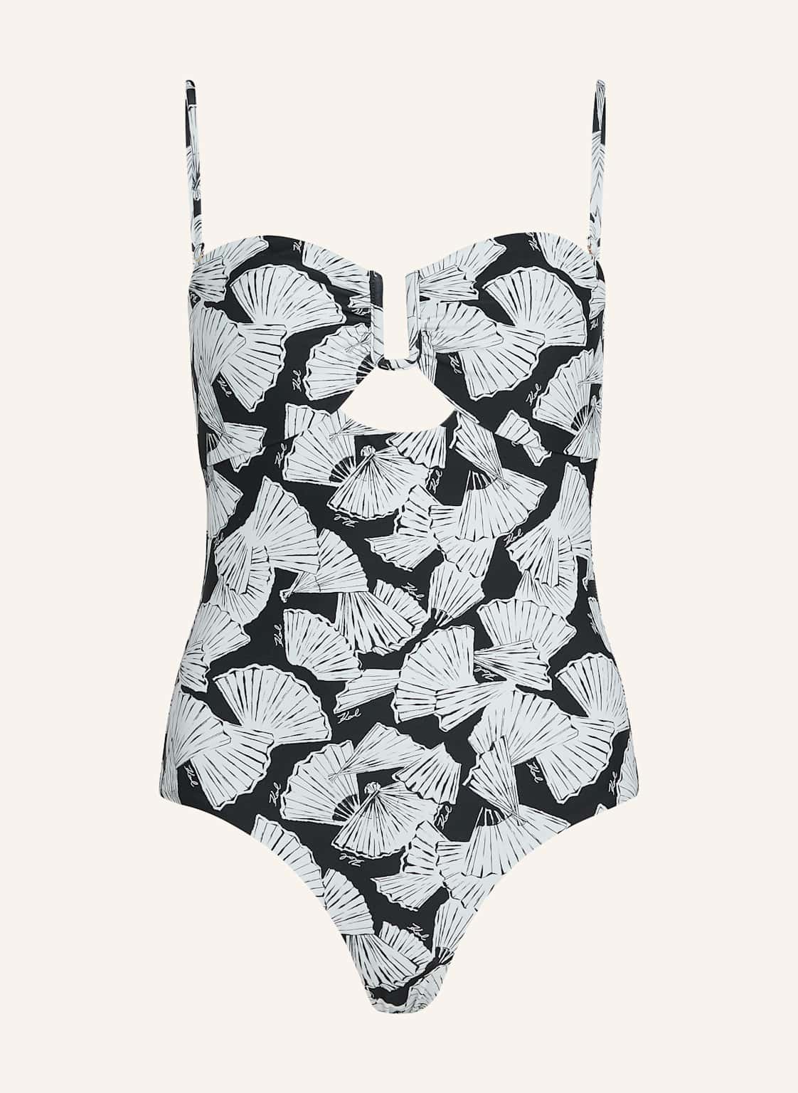 Karl Lagerfeld Badeanzug schwarz von Karl Lagerfeld