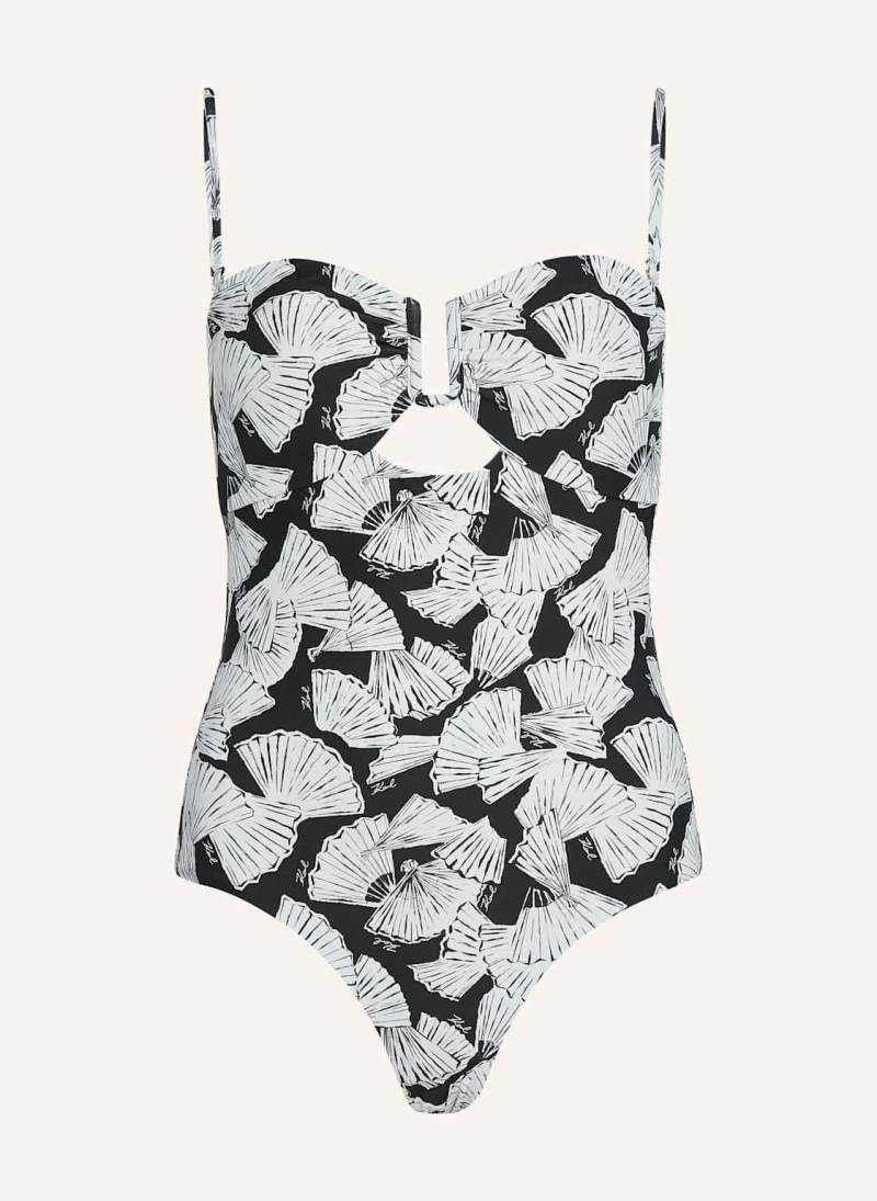 Karl Lagerfeld Badeanzug schwarz von Karl Lagerfeld