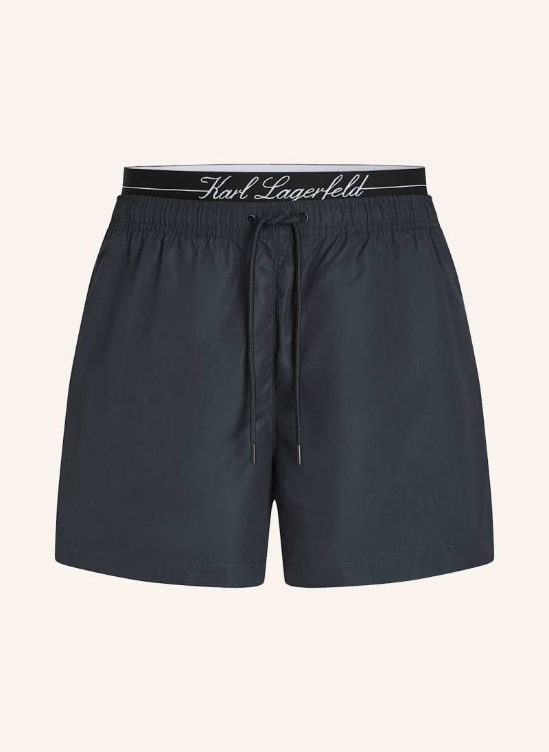 Karl Lagerfeld Bikini-Hose blau von Karl Lagerfeld