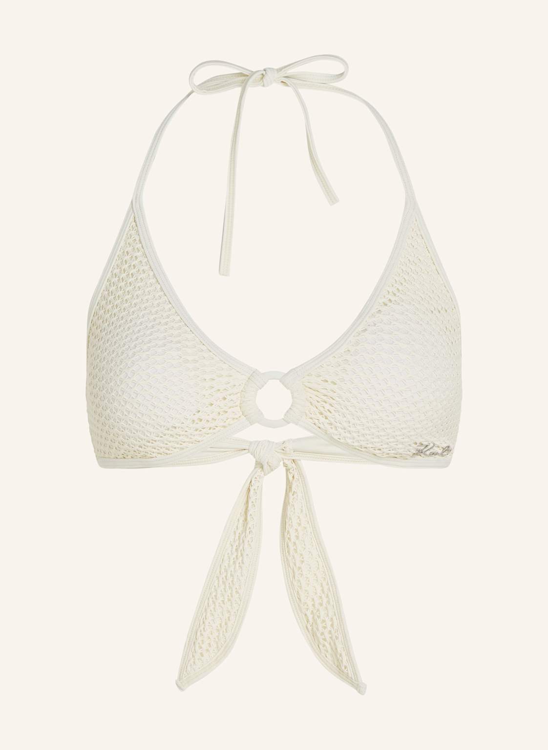 Karl Lagerfeld Bikini-Top beige von Karl Lagerfeld