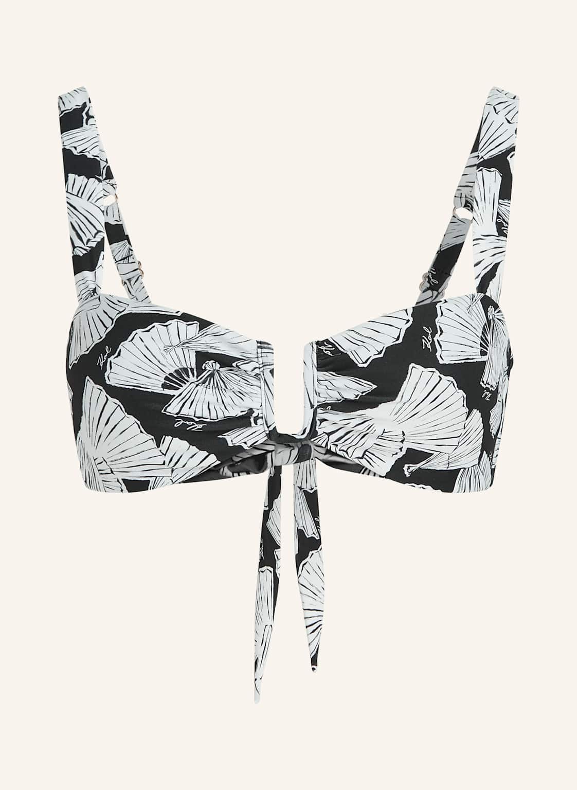 Karl Lagerfeld Bikini-Top schwarz von Karl Lagerfeld