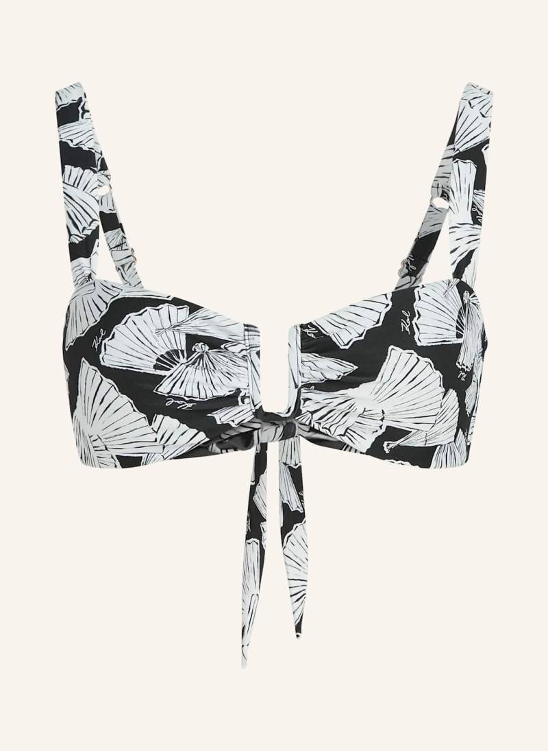 Karl Lagerfeld Bikini-Top schwarz von Karl Lagerfeld