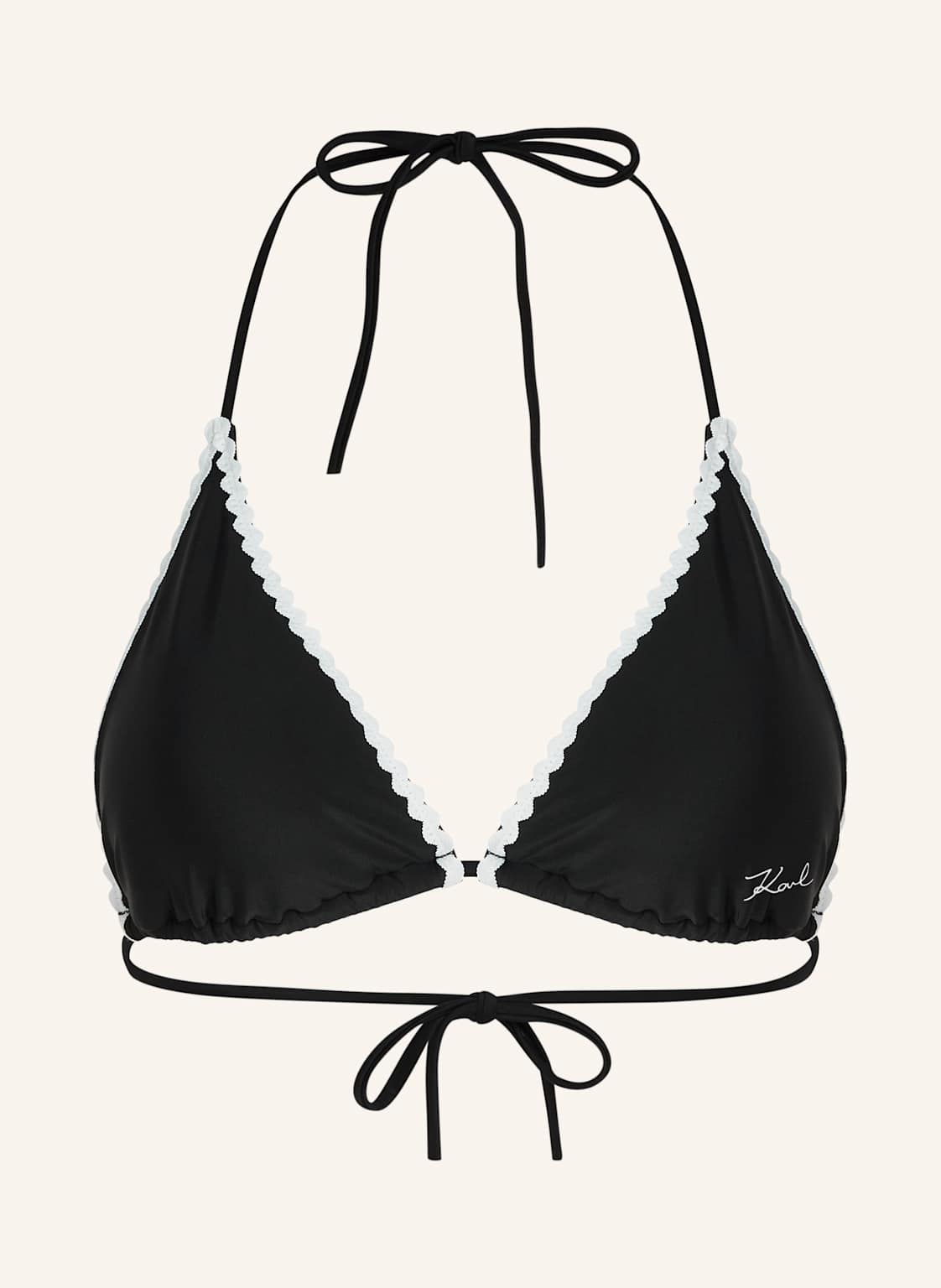 Karl Lagerfeld Bikini-Top schwarz von Karl Lagerfeld