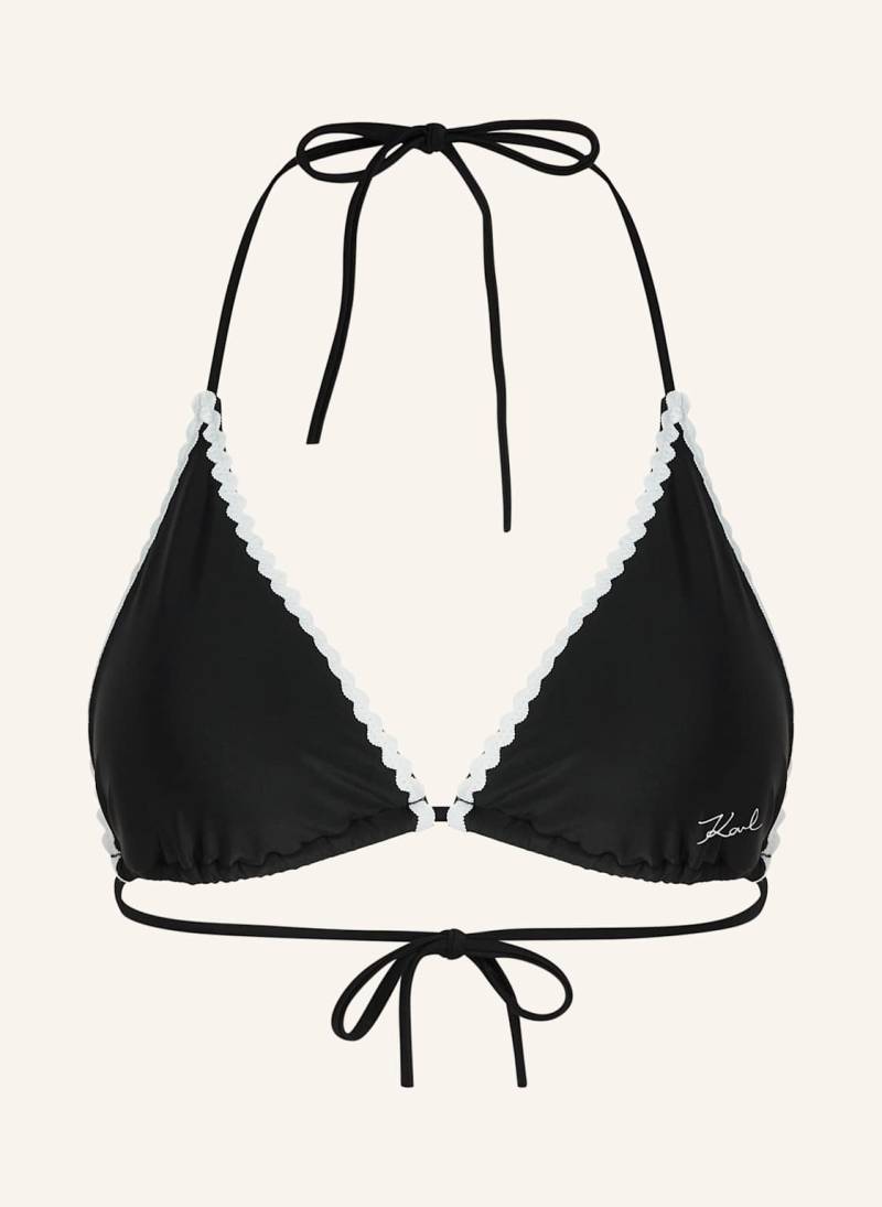 Karl Lagerfeld Bikini-Top schwarz von Karl Lagerfeld