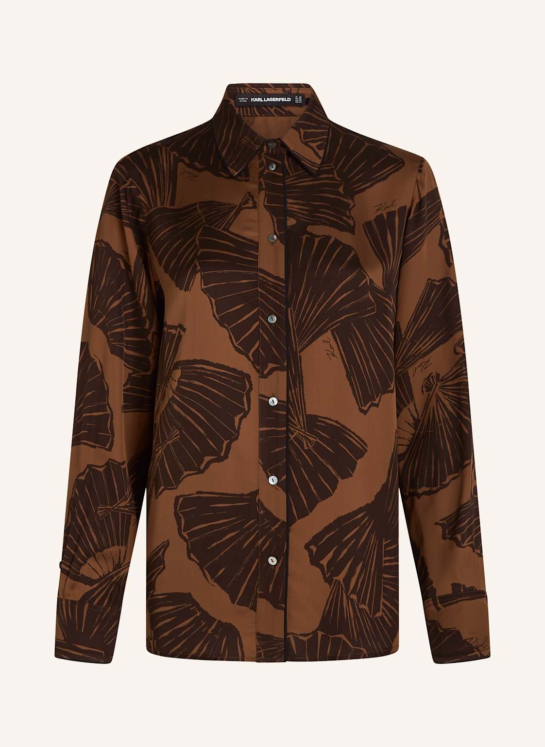 Karl Lagerfeld Bluse braun von Karl Lagerfeld